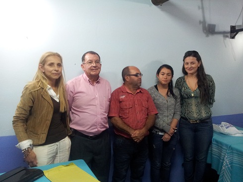 De izquierda a derecha: Rudis Martínez, Aldemar Zapata, Gonzalo Rendón, Lucero Ocampo, Paulina Murillo Éxitos a la nueva Junta.